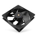 PC ventilator TL-G12RB 120 x 120 x 25 mm med 7 blade og 4-pin PWM styring 1500 omdr./min sort til kabinet og CPU køler 2