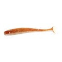 Peces de goma ring shad 6,3 cm 1,4 g Paquete de 20 unidades Cebos blandos con sal y microcanales Para pesca con señuelos de peces 18