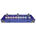 Pedal multiefeito M-Vave para guitarra baixo elétrica Corpo metálico Processador de efeitos recarregável com simulação e 8 caixas IR 2