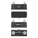 Pedale per chitarra Mosky Dual Switch in metallo con doppio interruttore a pedale Pedale di commutazione per multieffetti e amplificatori Costruzione 4