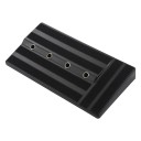 Pedana per chitarra 50 x 25,2 x 6 cm Grande robusto involucro in PE per pedali effetti con velcro e cacciavite Pannello stabile per effetti 7