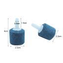 Pedra de ar para aquário 2,2 cm Aerador de bolhas 5W Disco de oxigénio para aquários e hidroponia Aumento de oxigénio Redução de CO2 6