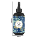 Pegamento de resina UV de secado rápido, líquido transparente incoloro para hacer joyas, colgantes, decoración, fundición de resina, manualidades. 4