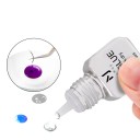 Pegamento UV para pestañas 5 ml 1 con curado rápido Pegamento profesional para extensión de pestañas con lámpara UV Resistente 2