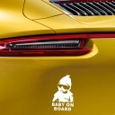 Pegatina para coche Bebé a bordo N°1 2