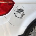 Pegatina para coche con forma de pez 2