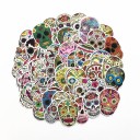 Pegatinas de calaveras para coche, 60 unidades 2