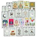 Pegatinas de cartas del tarot 10/30/50 uds E206 2