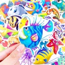 Pegatinas de peces 40 uds. 4