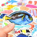 Pegatinas de peces 50 uds. 4