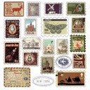 Pegatinas de sellos postales 50 uds. 3
