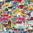 Pegatinas de transporte 40 uds. 1