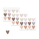 Pegatinas decorativas en forma de corazón 3 hojas de 12 unidades pegatinas decorativas Aplicación fácil 1