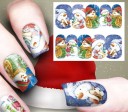 Pegatinas navideñas para uñas, 10 unidades 10