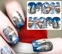 Pegatinas navideñas para uñas, 10 unidades 11