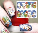 Pegatinas navideñas para uñas, 10 unidades 3