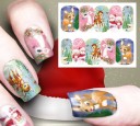 Pegatinas navideñas para uñas, 10 unidades 5