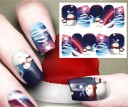 Pegatinas navideñas para uñas, 10 unidades 8