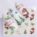 Pegatinas navideñas para uñas 13