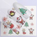 Pegatinas navideñas para uñas 15