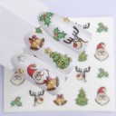 Pegatinas navideñas para uñas 6