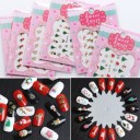 Pegatinas navideñas para uñas 1