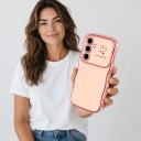 Pehmeä suojakuori Samsung Galaxy S24:lle aaltoilevilla reunoilla ja kameransuojalla PC:stä ja TPU:sta Joustava puhelinsuoja Samsung 3
