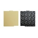PEI-PEO Double-Sided Print Bed for 3D Printer 257 x 257 mm Spring Steel Sheet Beige-Black Bambu Lab X1 P1 A1 for PLA and PETG 1