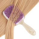 Peigne à cheveux à dents larges 20,3 x 8,3 x 3 cm Peigne de massage respirant avec dents rondes Brosse de coiffage légère pour tous types de cheveux 2