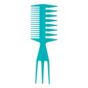 Peigne de coiffure Peigne de styling pour cheveux Peigne à dents larges Peigne réversible 2