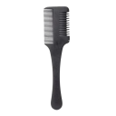 Peigne professionnel pour couper les cheveux avec poignée noire 19×4,5 cm Peigne de coiffeur avec lames interchangeables pour effiler et coiffer 3