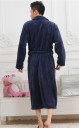 Peignoir stylé pour homme - Bleu foncé 1