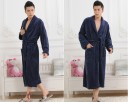 Peignoir stylé pour homme - Bleu foncé 2