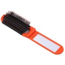 Peine plegable de plástico con espejo 11–20 x 3,5 cm Peine de viaje para el cabello y el maquillaje Dientes redondeados de masaje Diseño 8