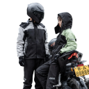 Pelerină de motocicletă completă cu jachetă și pantaloni unisex din poliester TPU protecție împotriva ploii pentru mers cu motocicleta utilizare în aer liber 4