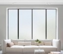 Película para ventanas Adherencia estática para vidrio esmerilado 45 x 100 cm Película decorativa para ventanas Fácil de aplicar Ajuste de privacidad 2