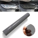 Película perforada para faros negra 50x50 cm Película de PVC autoadhesiva para faros delanteros y traseros Película tintada para automóviles 4
