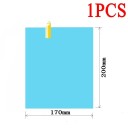 Película protectora para espejo retrovisor de 200 × 170 mm, 1 unidad, nanorrevestimiento antivaho e impermeable para coche, SUV, camión, instalación rápida. 2