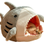 Pelíšek pro kočky - Žralok 45 x 42 x 32 cm 2
