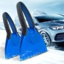 Pelle à neige en silicone et grattoir à glace avec poignée 20,2 x 9,3 cm outil manuel pour nettoyer le pare-brise en hiver 5