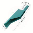 Pelle à nettoyer les gouttières 43 cm en plastique verte outil pour retirer les feuilles des gouttières largeur 8 cm poignée ergonomique 12,5 cm 2