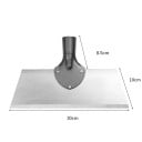 Pelle en métal pour désherbage 30x10 cm Acier manganèse Pelle de jardin multifonctionnelle Pelle à déneiger en acier inoxydable pour la plantation 2