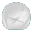 Pellicola protettiva per racchetta da ping pong 16 x 16 cm 4 pz Copertura adesiva trasparente in PVC per la manutenzione della superficie della racchetta da tavolo 1