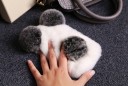 Pelsagtigt panda-cover til Samsung S7, S7 edge J1337 6