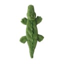 Peluche chirriante para perros de 45 cm, cocodrilo sin relleno, juguete interactivo duradero, juguete para morder con chirrido, juguete 4