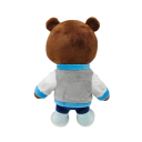 Peluche de oso de peluche Kanye West Elegante peluche coleccionable Figura icónica Decoración musical Regalo para fanáticos del rap y la cultura pop 30 cm 3