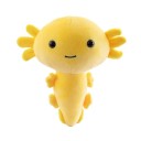 Peluche lindo Ajolote 20 cm Salamandra rosa suave con expresión Linda criatura acuática Juguete de peluche para niños Decoración de estantes 3
