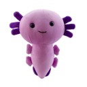 Peluche lindo Ajolote 20 cm Salamandra rosa suave con expresión Linda criatura acuática Juguete de peluche para niños Decoración de estantes 4