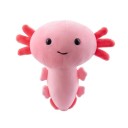 Peluche lindo Ajolote 20 cm Salamandra rosa suave con expresión Linda criatura acuática Juguete de peluche para niños Decoración de estantes 2