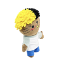 Peluche XXXTentacion 24 cm Figurine dans le style kawaii Peluche rap mignonne Décoration Cadeau pour les fans de musique et de culture pop 2